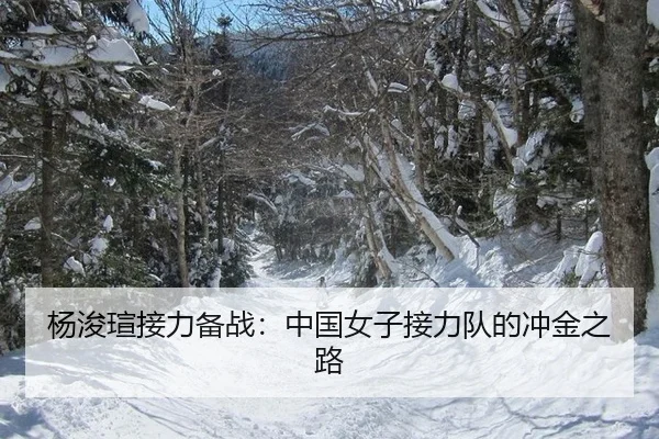 杨浚瑄接力备战：中国女子接力队的冲金之路